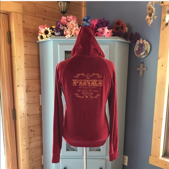 VICTORIAS SECRET *PINK* Stylish Zip Up Hoodie. Wow - Picture 6 of 8